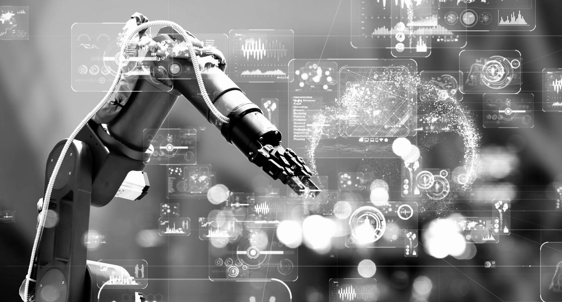 Ambiente di formazione moderno con workstation per analisi finanziarie